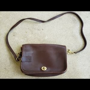 Small Vintage Leather Coach Bag